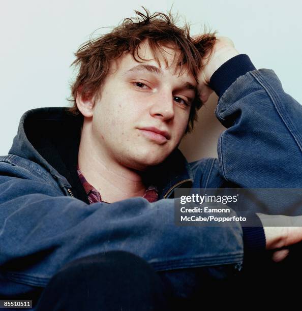 American singer, songwriter and musician Willy Mason posed in Leeds, England in February 2005.