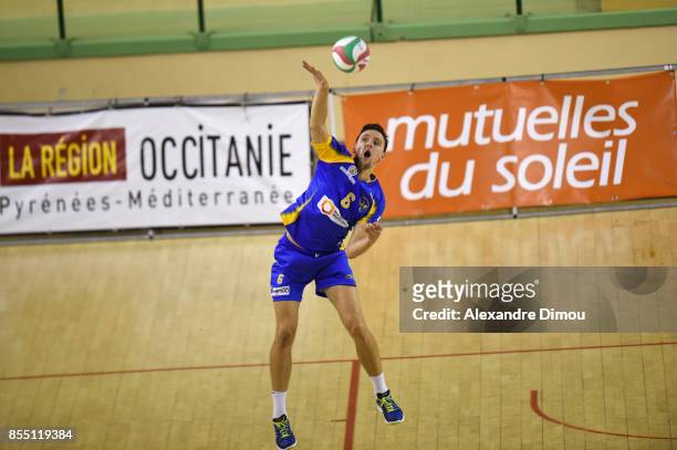 Lukas Demar of Nice during the Volley-ball friendly match on September 22, 2017 in Montpellier, France.
