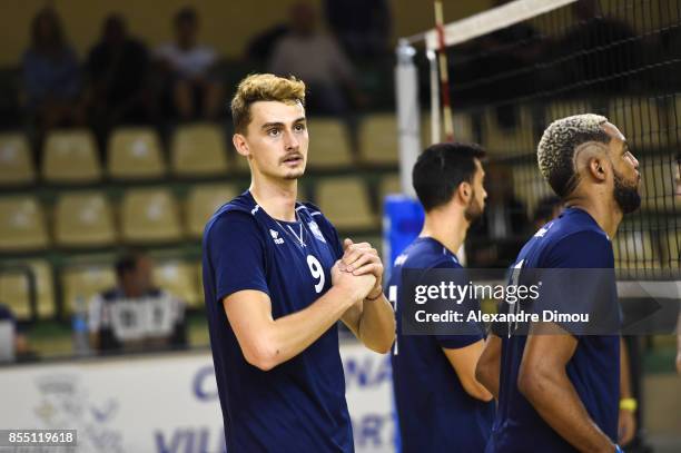 Jean Patry of Montpellier during the Volley-ball friendly match on September 22, 2017 in Montpellier, France.