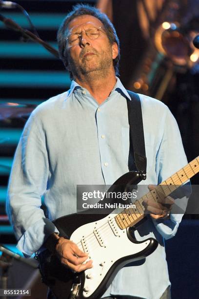 Photo of Eric CLAPTON, performing live onstage