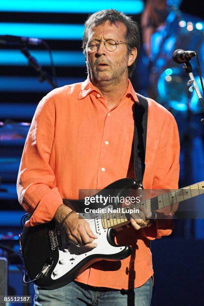 Photo of Eric CLAPTON, performing live onstage