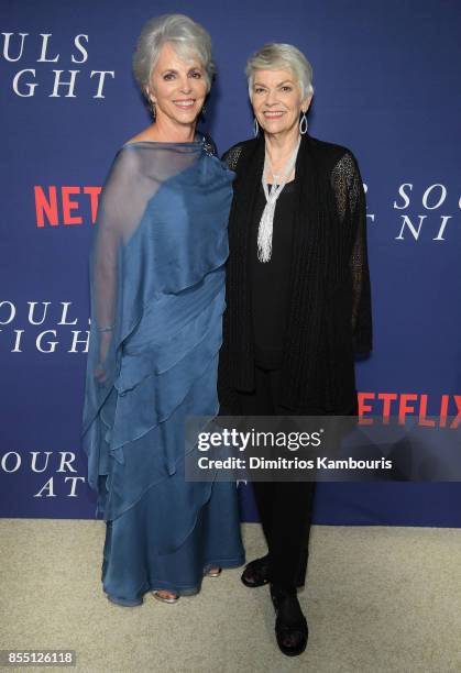 Cathy Haruf and Kathy Haruf attend the Netflix Hosts The New York Premiere Of "Our Souls At Night" at The Museum of Modern Art on September 27, 2017...