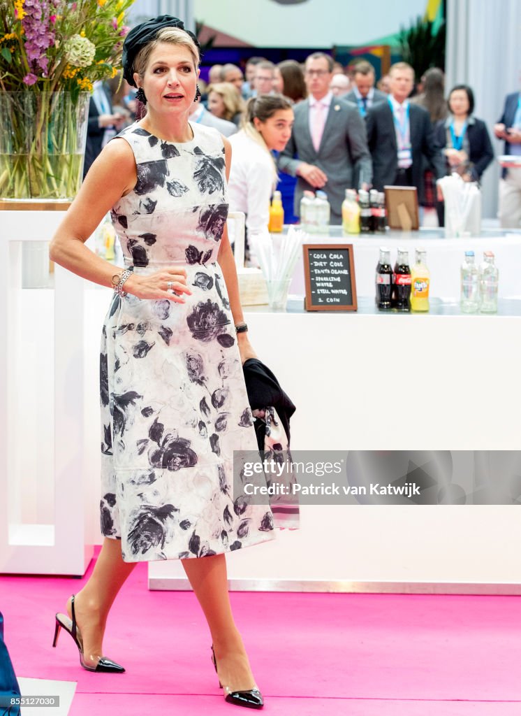 Queen Maxima Of The Netherlands Attends World Of Health Care Congress 2017 In The Hague