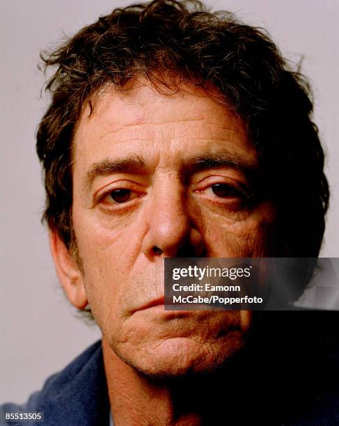 American singer, songwriter and musician Lou Reed posed in Stuttgart, Germany in May 2003.