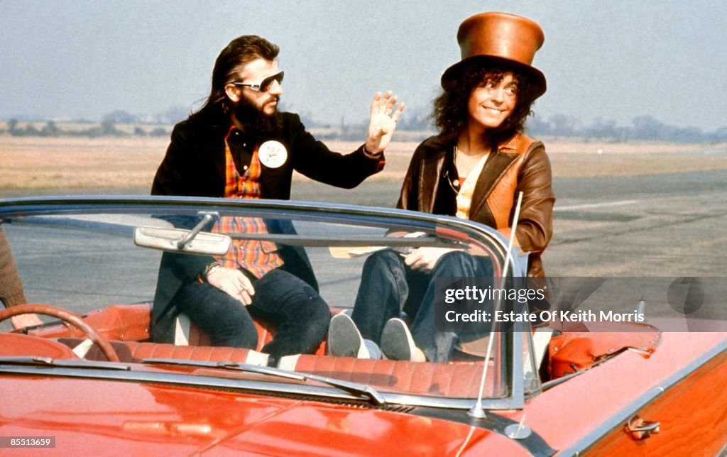 Photo of T REX and Ringo STARR and Marc BOLAN
