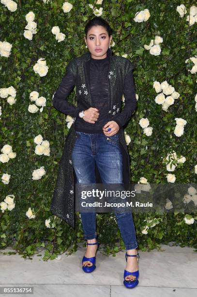 Sirivannavari Nariratana attends the Balmain show as part of the Paris Fashion Week Womenswear Spring/Summer 2018 on September 28, 2017 in Paris,...