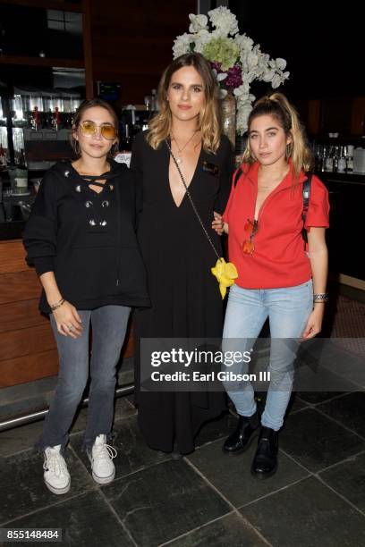 Allie Kaplan, Rachel Cole and Lexi Kaplan attend the 1st Annual Voices4Freedom Charity Evening Benefit at W Los Angeles - Westwood on September 27,...