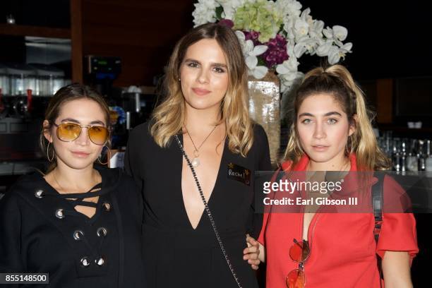 Allie Kaplan, Rachel Cole and Lexi Kaplan attend the 1st Annual Voices4Freedom Charity Evening Benefit at W Los Angeles - Westwood on September 27,...