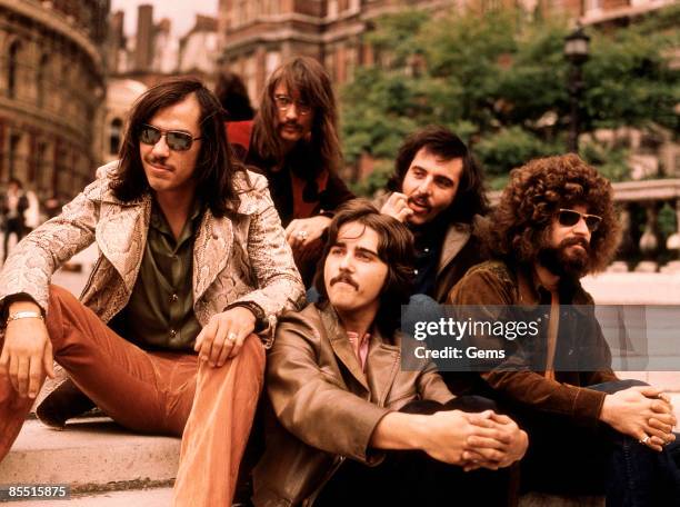 Rock group Steppenwolf pose for a publicity still in 1970.