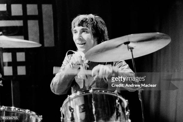 Photo of The Who and Keith MOON, Keith Moon performing on Top of the Pops tv show