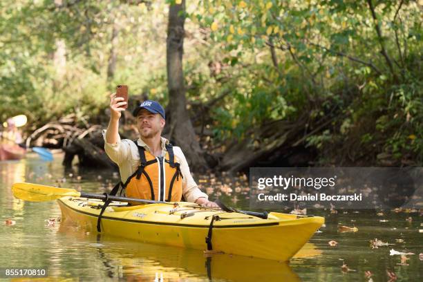 Derek Hough partners with The National Park Foundation to explore Indiana Dunes National Lakeshore on September 26, 2017 in Porter, Indiana.