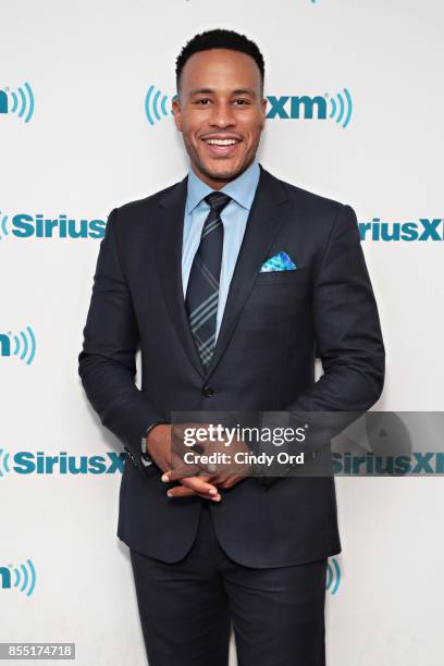 Producer/ author DeVon Franklin visits the SiriusXM Studios with American Heart Association to talk about heart failure on September 28, 2017 in New...