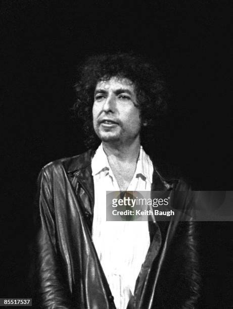 Photo of Bob DYLAN, Bob Dylan performing on stage, portrait
