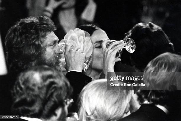 Steve McQueen and Ali MacGraw at the American Film Institute Salute to James Cagney, 13th March 1974.