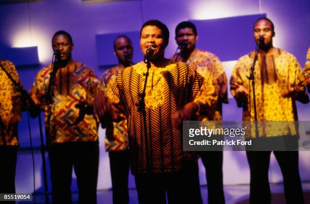 Photo of LADYSMITH BLACK MAMBAZO, Group performing on stage