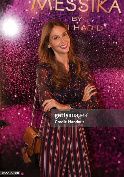 In this handout provided by Messika, Ophelie Meunier attends the Messika cocktail as part of the Paris Fashion Week Womenswear Spring/Summer 2018 on...