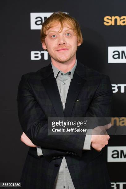 Rupert Grint attends the "Snatch" TV show premiere at BT Tower on September 28, 2017 in London, England.