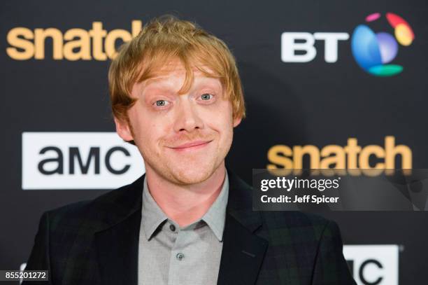 Rupert Grint attends the "Snatch" TV show premiere at BT Tower on September 28, 2017 in London, England.