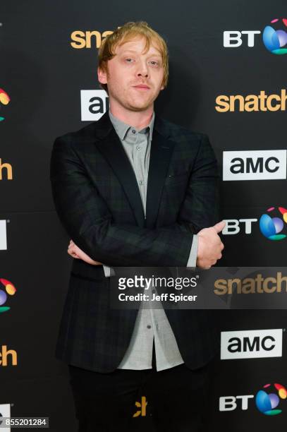 Rupert Grint attends the "Snatch" TV show premiere at BT Tower on September 28, 2017 in London, England.