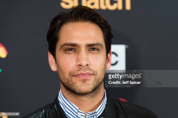 Luke Pasqualino attends the "Snatch" TV show premiere at BT Tower on September 28, 2017 in London, England.