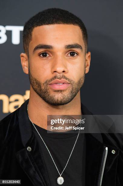 Lucien Laviscount attends the "Snatch" TV show premiere at BT Tower on September 28, 2017 in London, England.