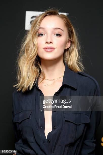 Phoebe Dynevor attends the "Snatch" TV show premiere at BT Tower on September 28, 2017 in London, England.