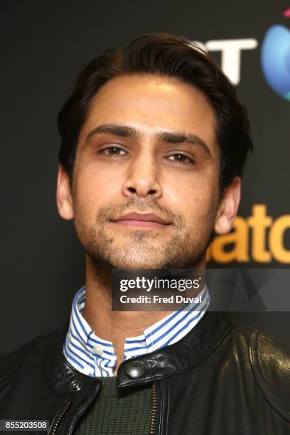Luke Pasqualino attends the "Snatch" TV show premiere at BT Tower on September 28, 2017 in London, England.