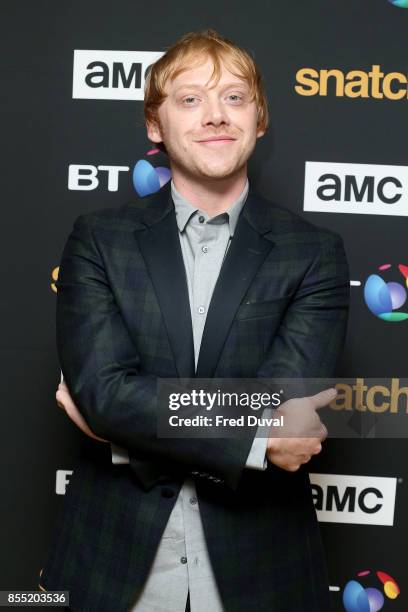 Rupert Grint attends the "Snatch" TV show premiere at BT Tower on September 28, 2017 in London, England.