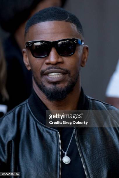 Actor/Executive Producer Jamie Foxx attends the Premiere Of Showtime's "White Famous" at The Jeremy Hotel on September 27, 2017 in West Hollywood,...