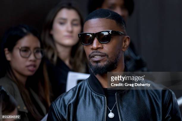 Actor/Executive Producer Jamie Foxx attends the Premiere Of Showtime's "White Famous" at The Jeremy Hotel on September 27, 2017 in West Hollywood,...