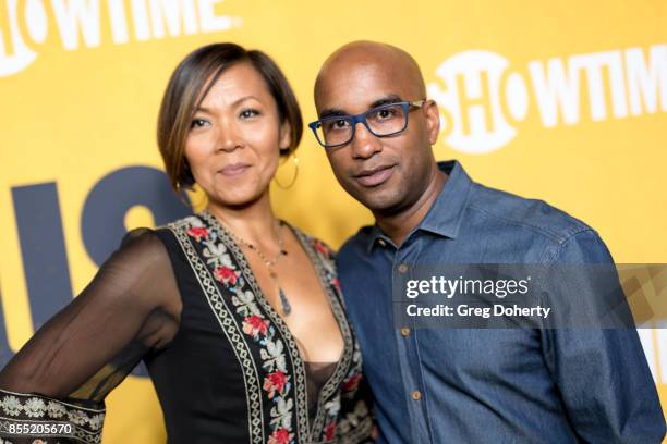 Executive Producer Tim Story and his wife Vicky attend the Premiere Of Showtime's "White Famous" at The Jeremy Hotel on September 27, 2017 in West...