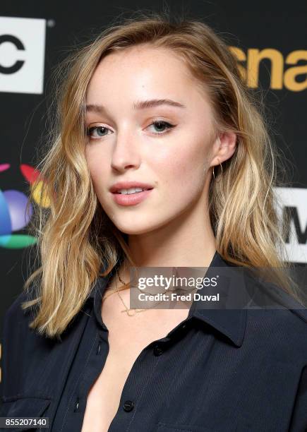 Phoebe Dynevor attends the "Snatch" TV show premiere at BT Tower on September 28, 2017 in London, England.