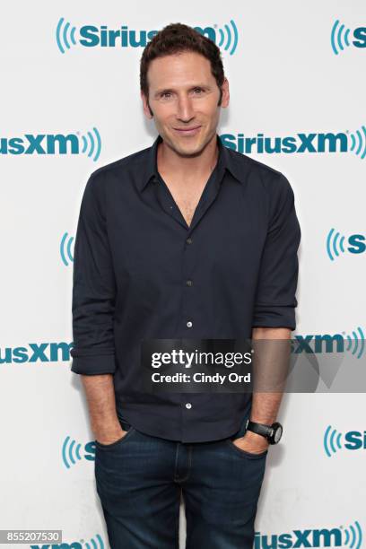 Actor Mark Feuerstein visits the SiriusXM Studios on September 28, 2017 in New York City.