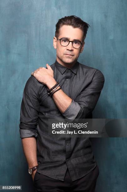 Actor Colin Farrell, from the film "Killing of a Sacred Deer," poses for a portrait at the 2017 Toronto International Film Festival for Los Angeles...