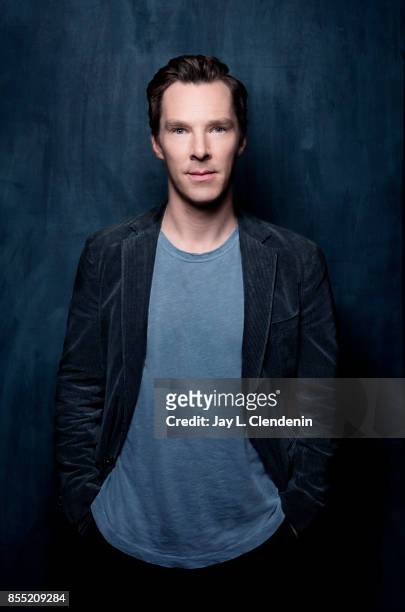 Actor Benedict Cumberbatch, from the film "The Current War," poses for a portrait at the 2017 Toronto International Film Festival for Los Angeles...