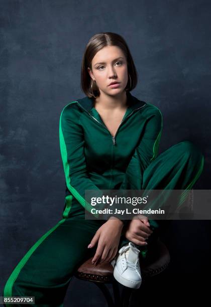 Actress Adèle Exarchopoulos from the film "Racer and the Jailbird," poses for a portrait at the 2017 Toronto International Film Festival for Los...