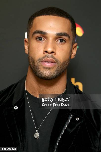 Lucien Laviscount attends the "Snatch" TV show premiere at BT Tower on September 28, 2017 in London, England.