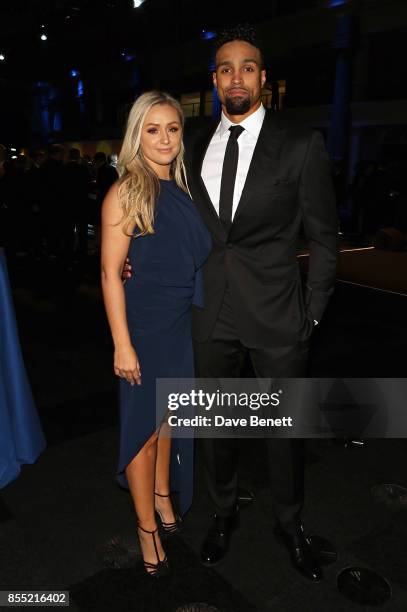 Francesca Banjo and Ashley Banjo attend the Britain's Got Talent Childline Ball at Old Billingsgate Market on September 28, 2017 in London, England.