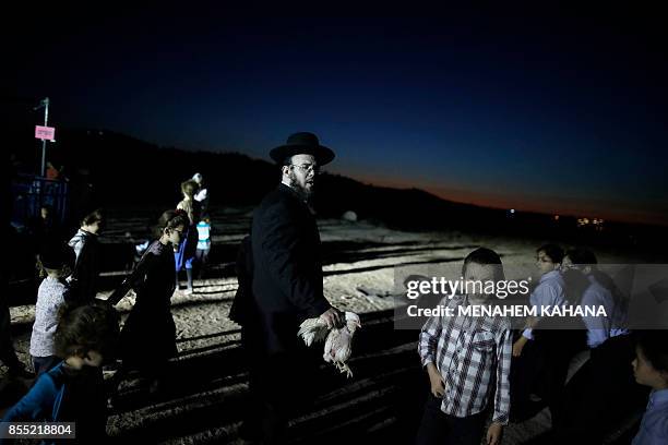 Kaparot Ritual 596 Kaparot Ceremony Performed In Israel Stock Photos, High-Res ...