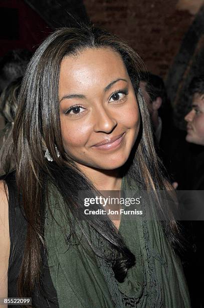 Jaye Jacobs attends the "New Boy" Press Night Aftershow Party at Adam Street Club on March 19, 2009 in London, England.
