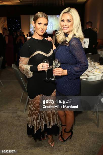 Rebekah Vardy and Nicola Mclean attends the St John Ambulance's Everyday Heroes Awards, a star studded celebration of the nation's life savers, at...