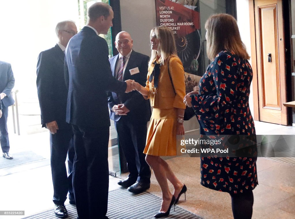 The Duke Of Cambridge Visits The Imperial War Museum London