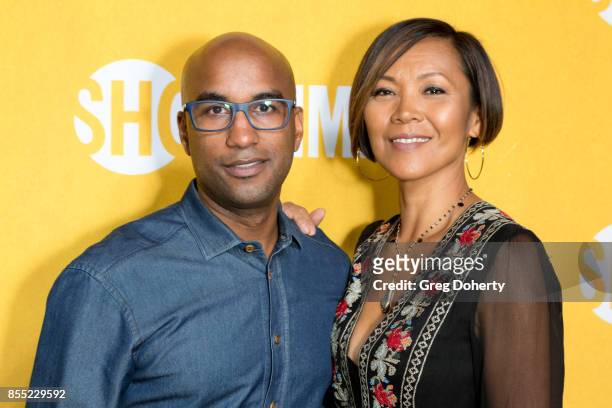 Executive Producer Tim Story and his wife Vicky attend the Premiere Of Showtime's "White Famous" at The Jeremy Hotel on September 27, 2017 in West...