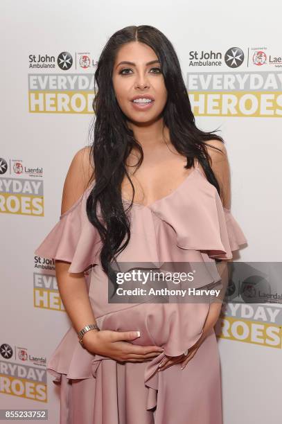 Cara De La Hoyde attends the St John Ambulance's Everyday Heroes Awards, a star studded celebration of the nation's life savers, at Hilton Bankside...