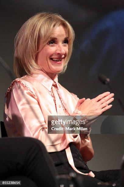 Jane Horrocks attends the 'Life Is Sweet' Blu-ray/ DVD launch and Q&A at BFI Southbank on September 28, 2017 in London, England.