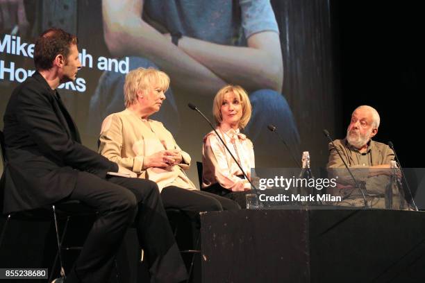 Alison Steadman, Jane Horrocks and Mike Leigh attend the 'Life Is Sweet' Blu-ray/ DVD launch and Q&A at BFI Southbank on September 28, 2017 in...