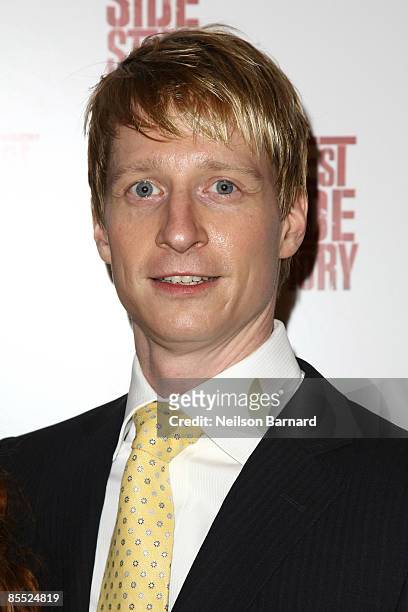 Dancer Ethan Stiefel attends the opening night of "West Side Story" on Broadway at the Palace Theatre on March 19, 2009 in New York City.