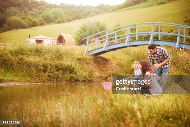 fishing family - yurt stock pictures, royalty-free photos & images