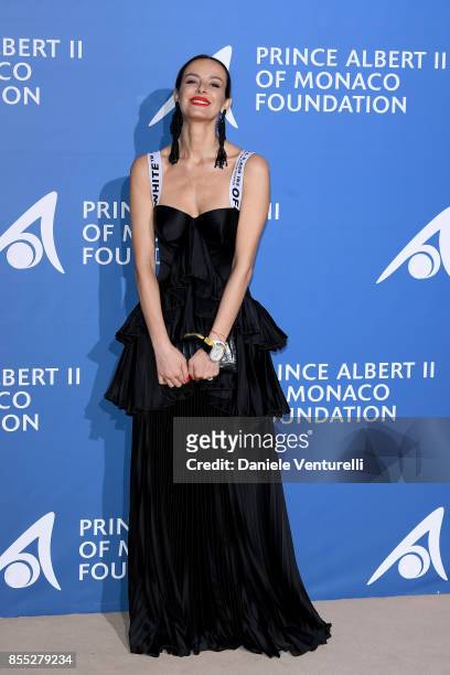 Carolina Parsons attends the inaugural "Monte-Carlo Gala for the Global Ocean" honoring Leonardo DiCaprio at the Monaco Garnier Opera on September...
