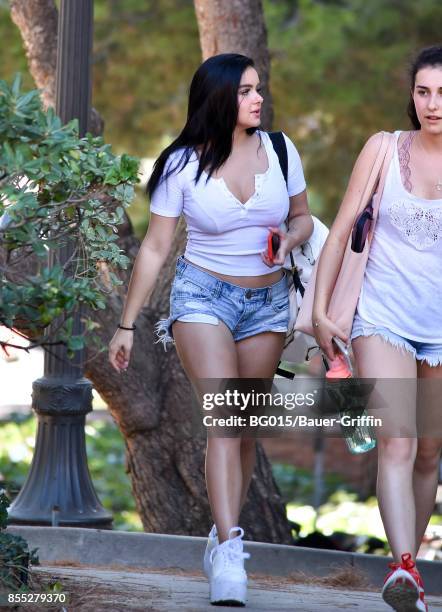 Ariel Winter is seen on September 28, 2017 in Los Angeles, California.